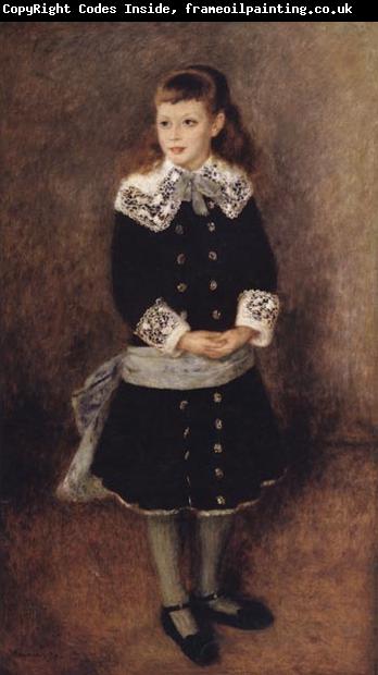 Pierre Renoir Marthe Berard(Girl Wearing a Blue Sash)